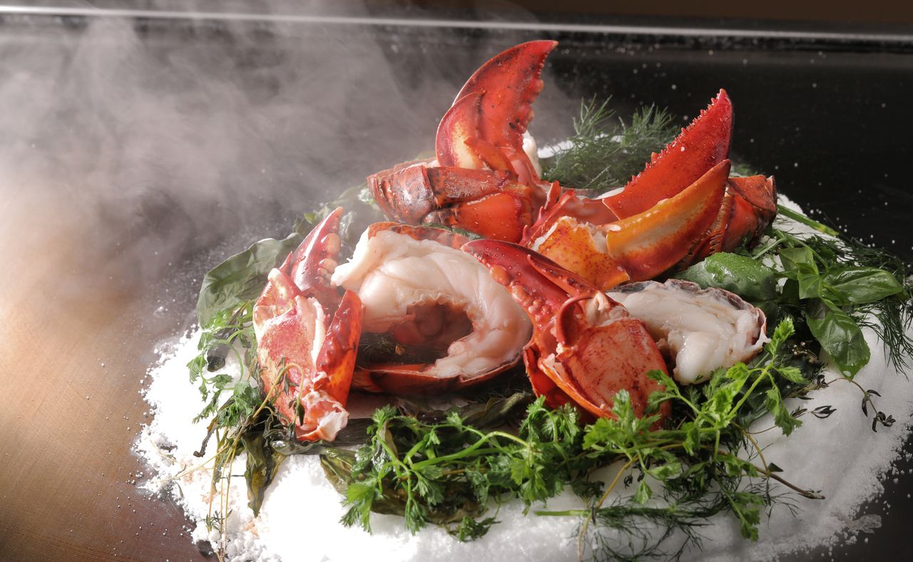 Lobster & Beef Steak Lunch Course【Ukai Selected Beef Sirloin】