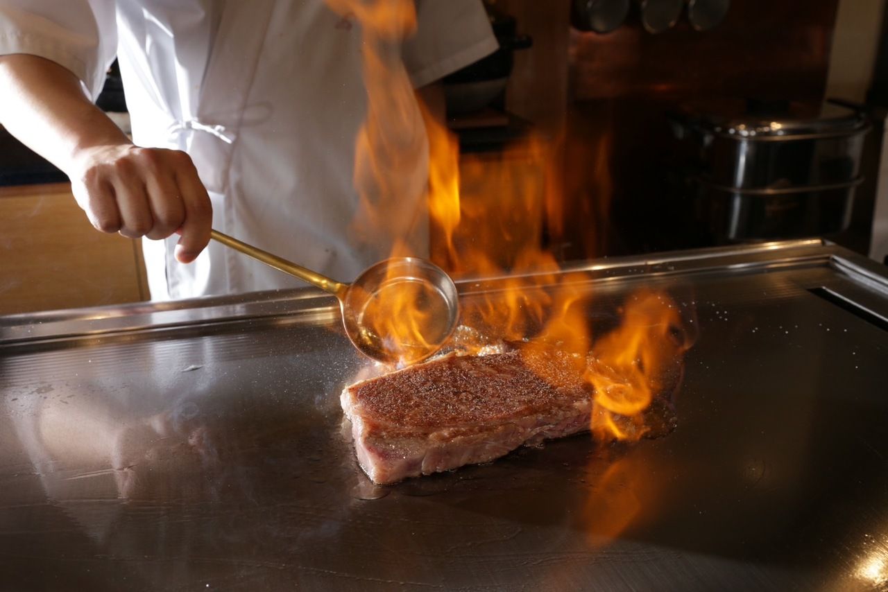 Premium Japanese Black Wagyu Beef Steak Set Meal