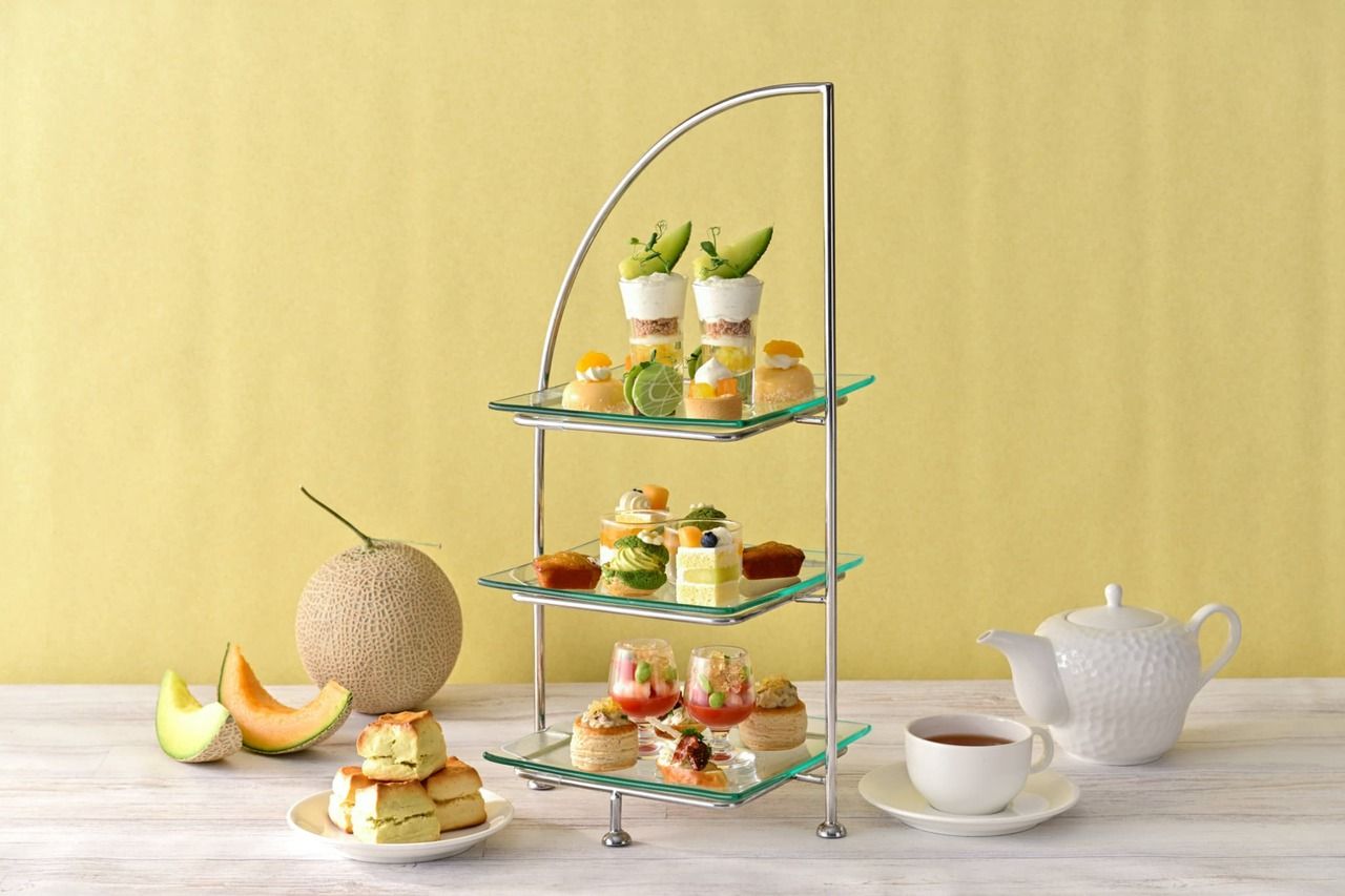 Melon Afternoon Tea & 25 Free Café Choices | 7,000 yen