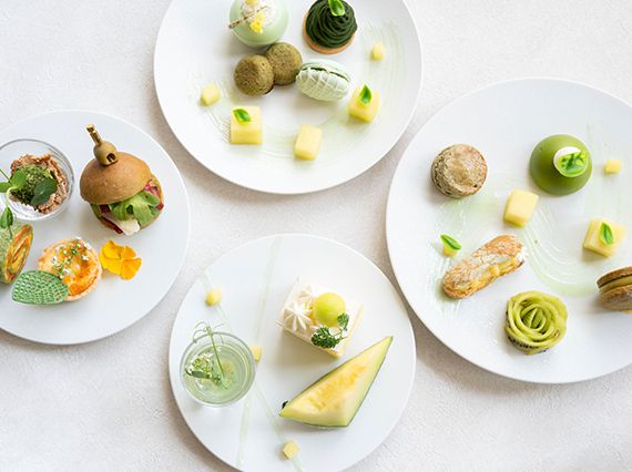 Melon&Green Afternoon Tea＋お土産スコーン
