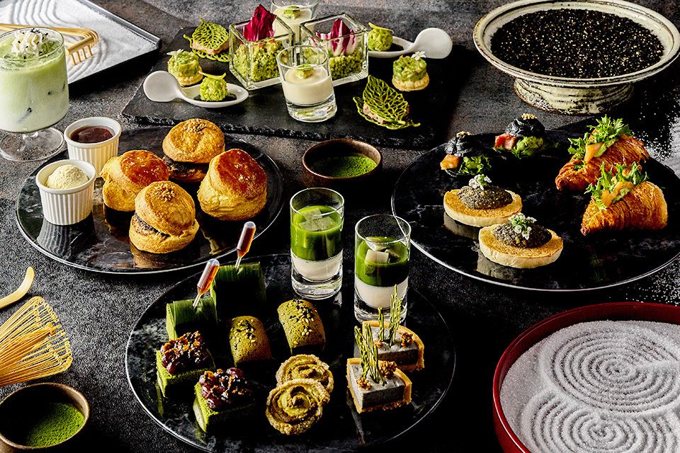 【5/1～6/30】＜土日祝1部11:45入店＞WEB特別価格！ストリームアフタヌーンティー～GREEN MEETS SESAMI～