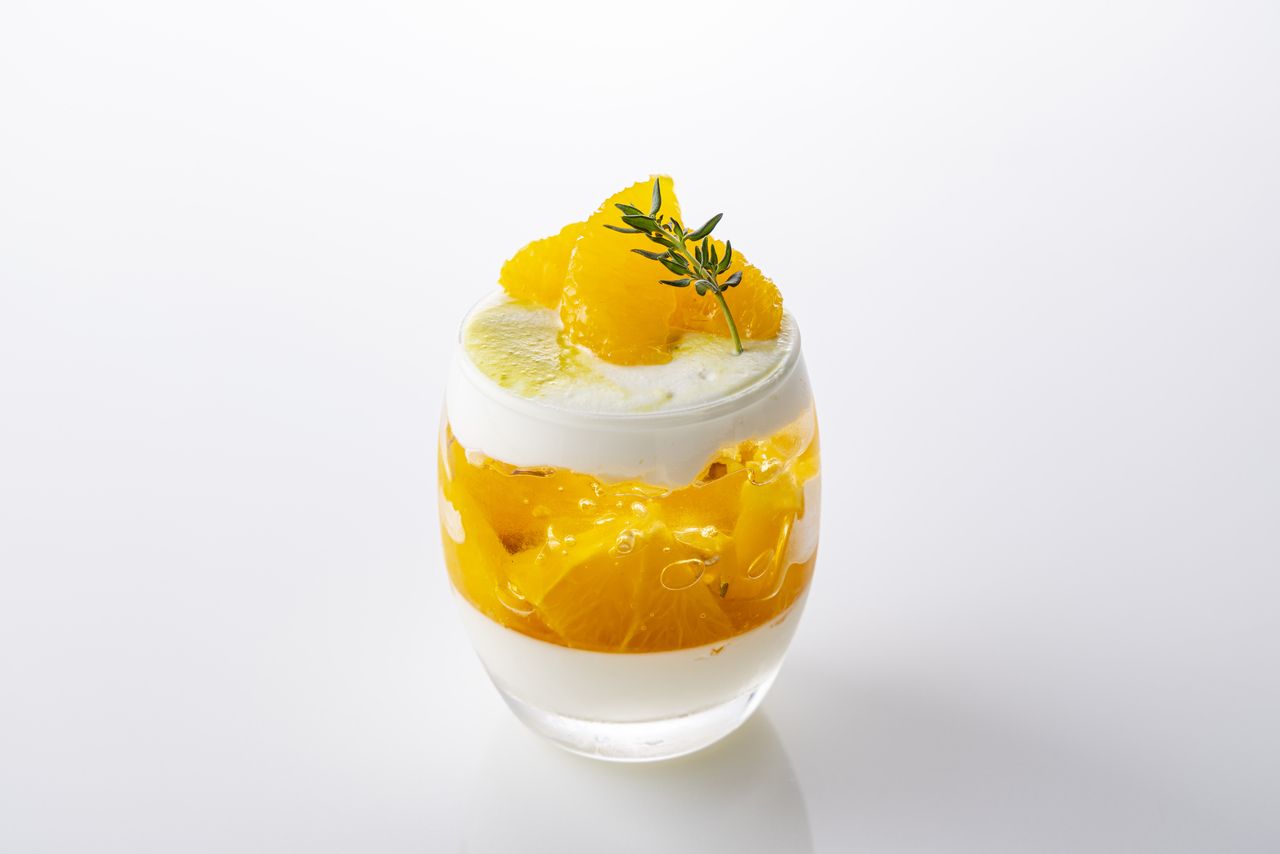 【Seasonal Cake】Verrine ( orange & coconut）