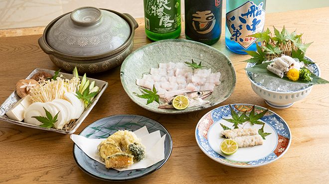 [Limited] All-you-can-eat fresh conger eel kaiseki course