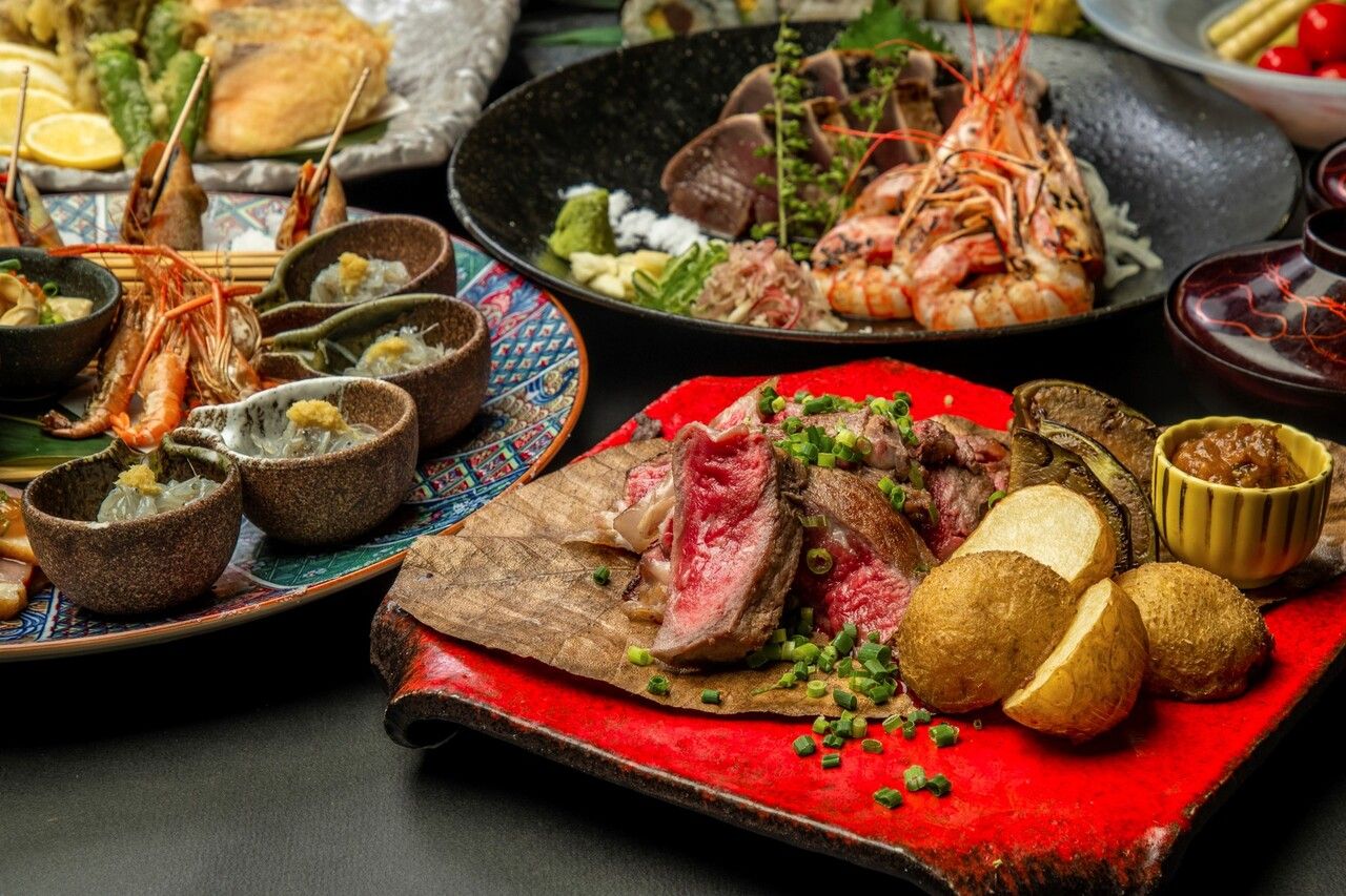 【6月～8月宴会プラン】〈高知の地酒付き豪華2h飲み放題〉鳴子コース　11品