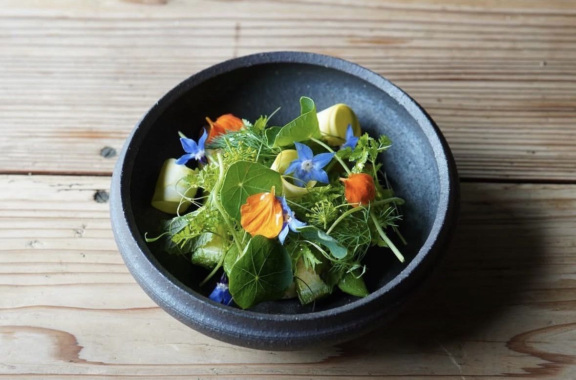 Sweetfish and early summer vegetables + non-alcoholic pairing