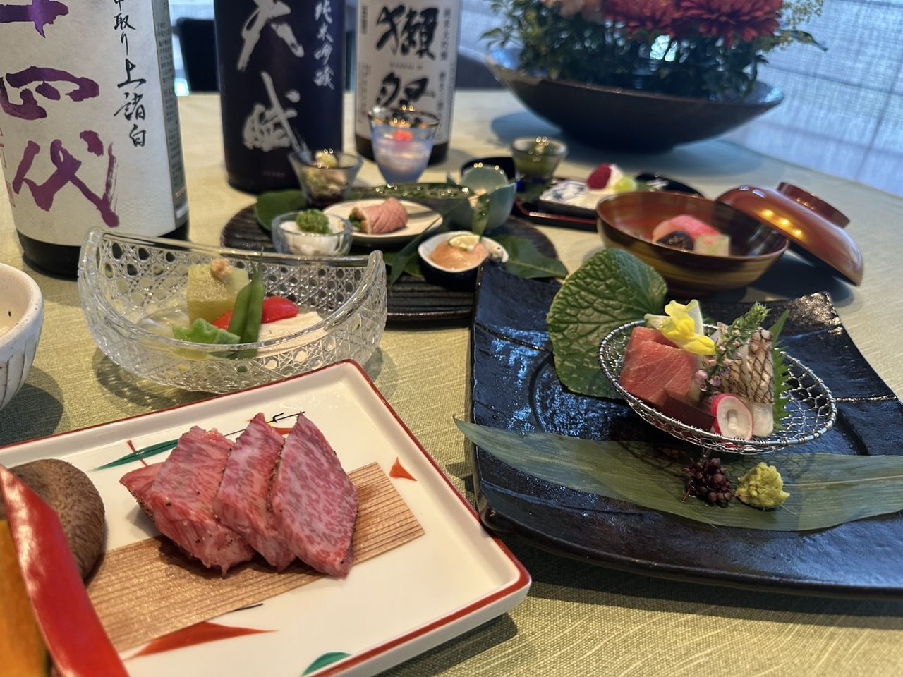 【ランチ 土日祝限定 個室料無料】会席ランチコース ～メインには黒毛和牛を～（Web予約限定）