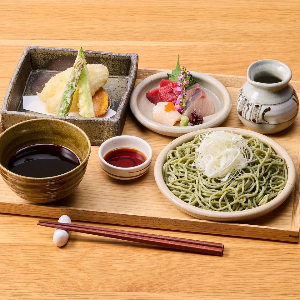 季節のお蕎麦と天ぷら お造りのおぜん