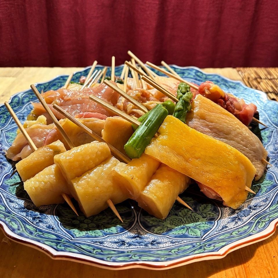 燒鳥任選+日本酒或葡萄酒（3杯）套裝