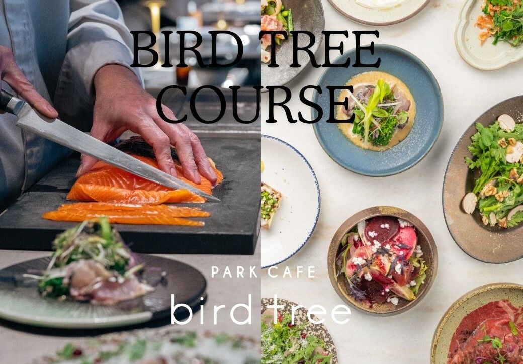 (Dinner) Covered terrace 【A】 Triple-root pork & herb chicken meat tasting platter – Bird Tree sharing course