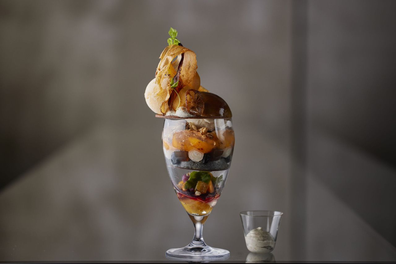 Parfait Bijou® Kaki【¥5,000 (tax not included) with drink】