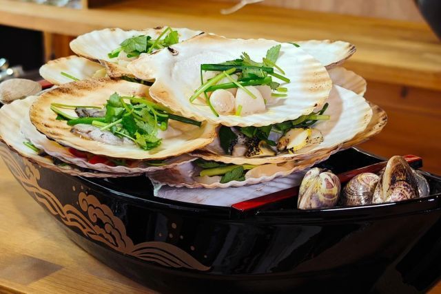 貝と酒　アペカムイ