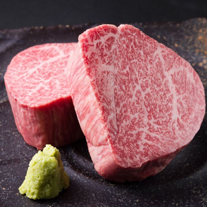 BMS No.12 A5 brand Japanese black beef Chateaubriand steak 200g course