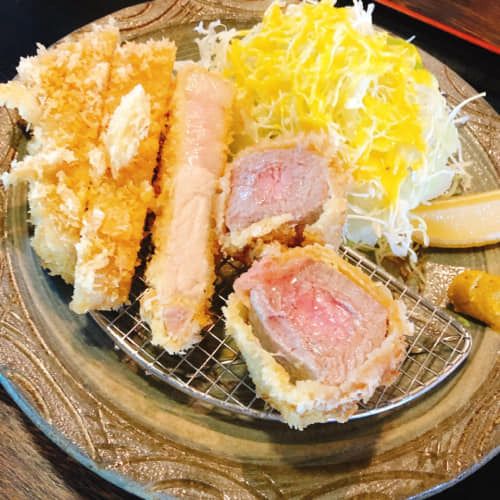 あぐーロース・ヒレ盛り合わせ（ディナー）