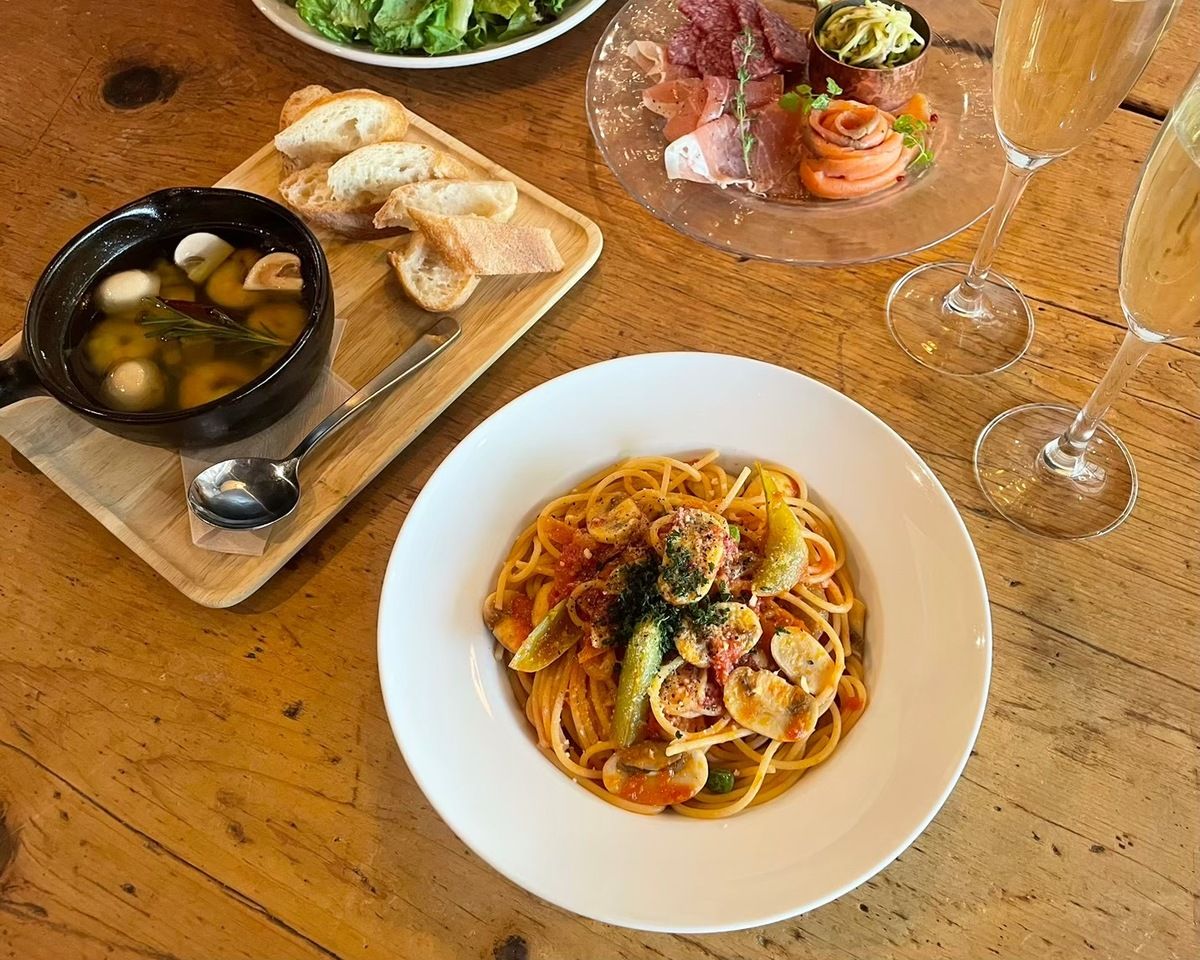 【コトカフェ人気のパスタコース】コトカフェ自慢のパスタがメインの食後にデザート＆ドリンクのついたお得なコース☆