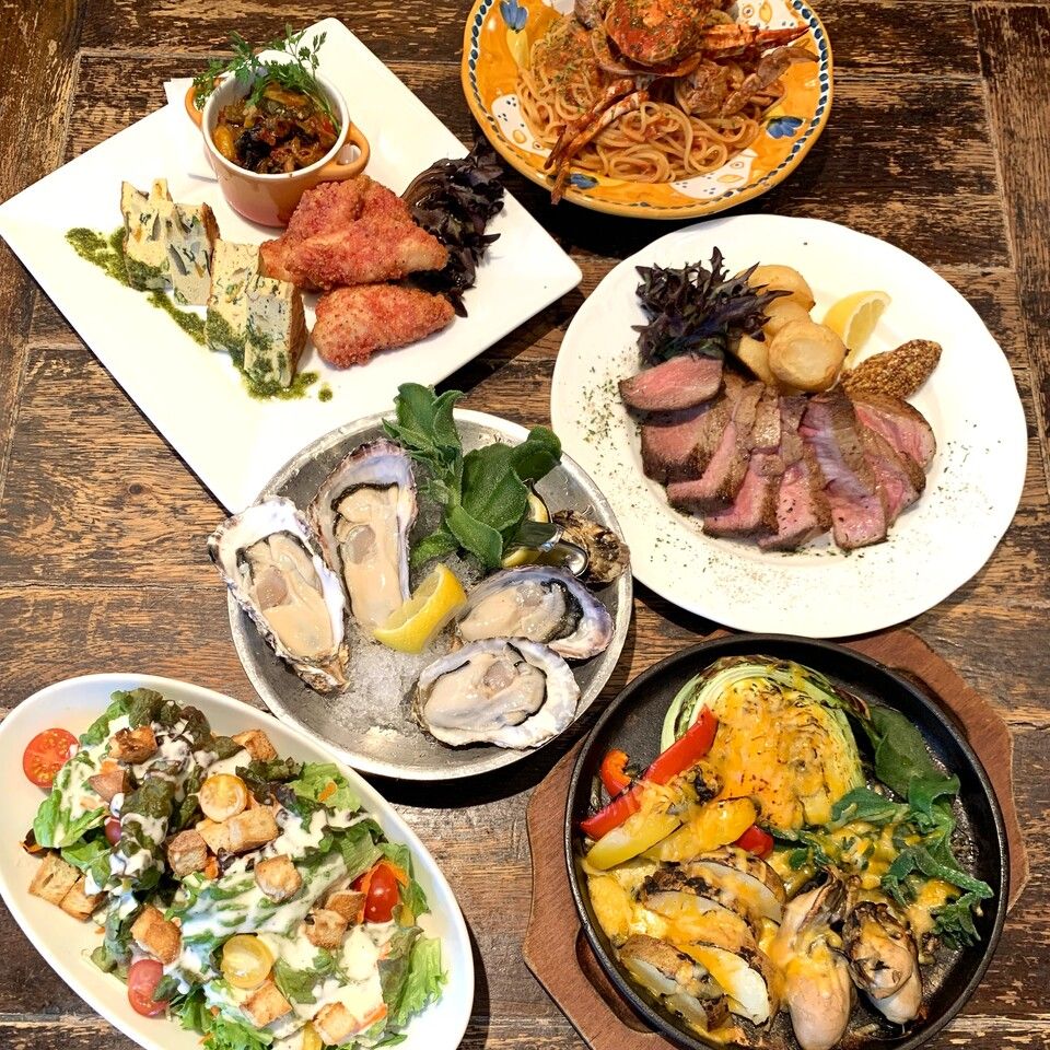 アルジェントコース6,000円全8品(2時間飲み放題付)