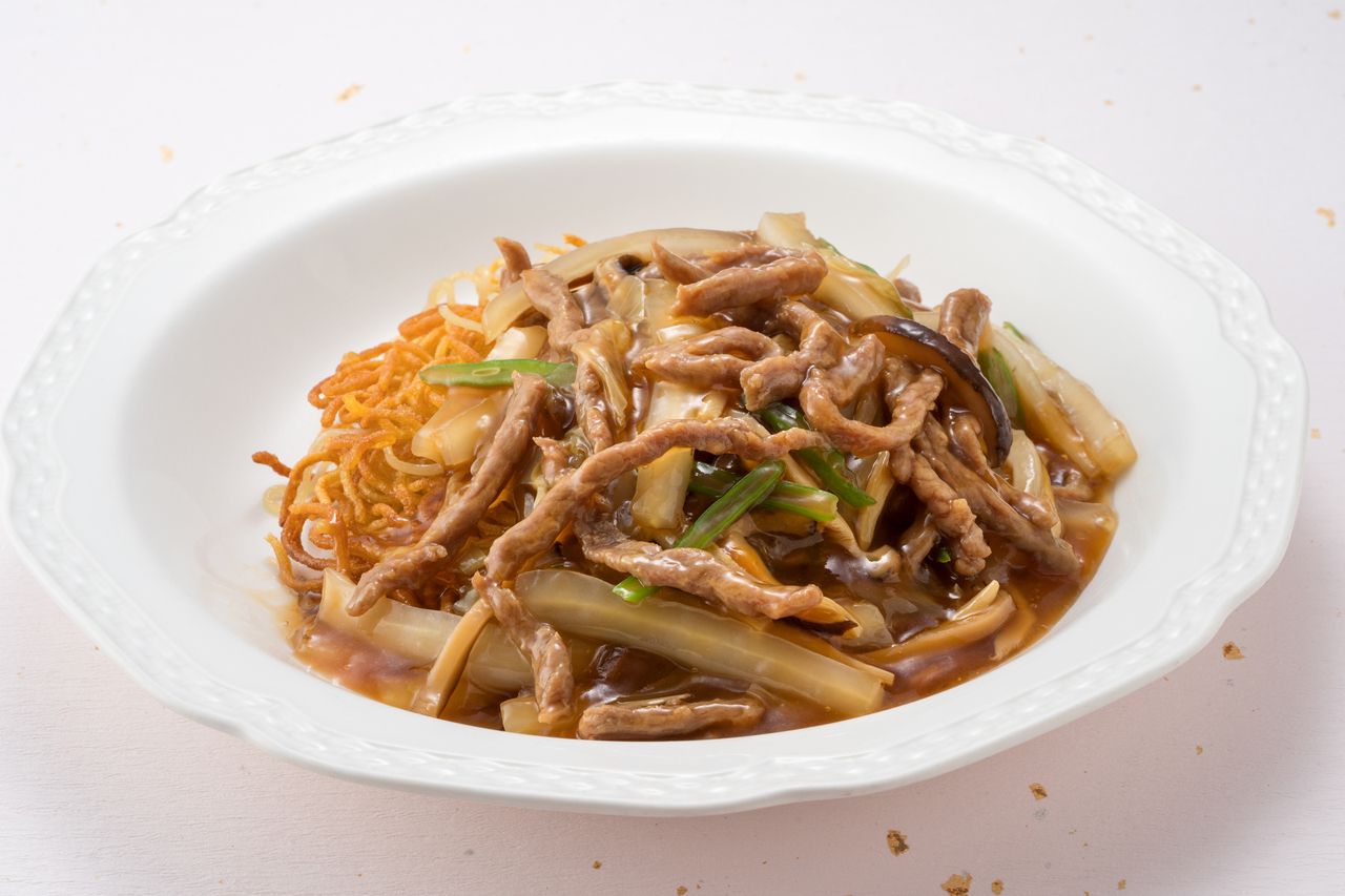 【テイクアウト】 牛肉細切り入り焼きそば