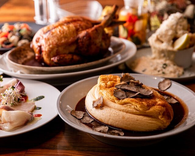  TORICOYA Classic Course – クラシックコース◆看板メニューのローストチキン・トリュフオムレツなど＋乾杯スパークリング【 限定23％OFF☆☆税抜3800円】