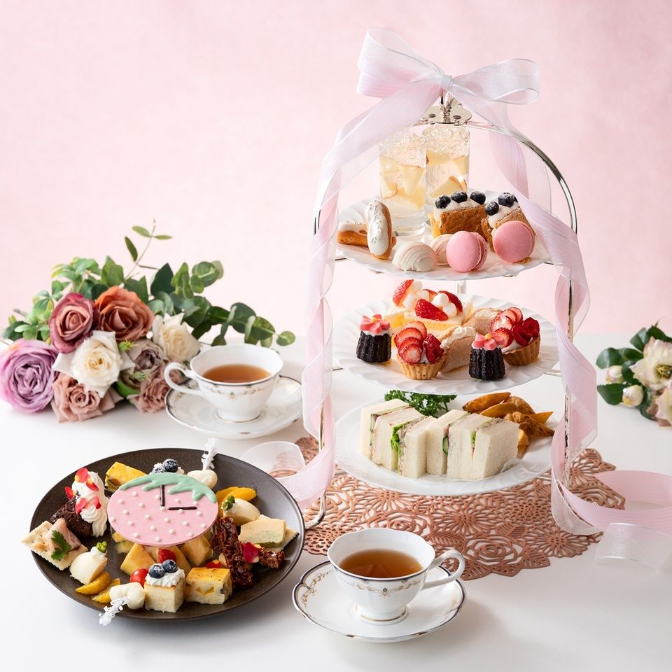 アフタヌーンティー+ブルーシールアイスクリーム食べ放題