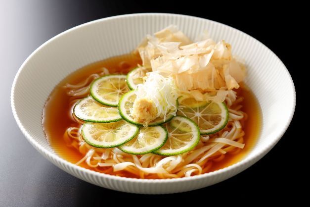 【ランチ】冷製香りカボスうどん