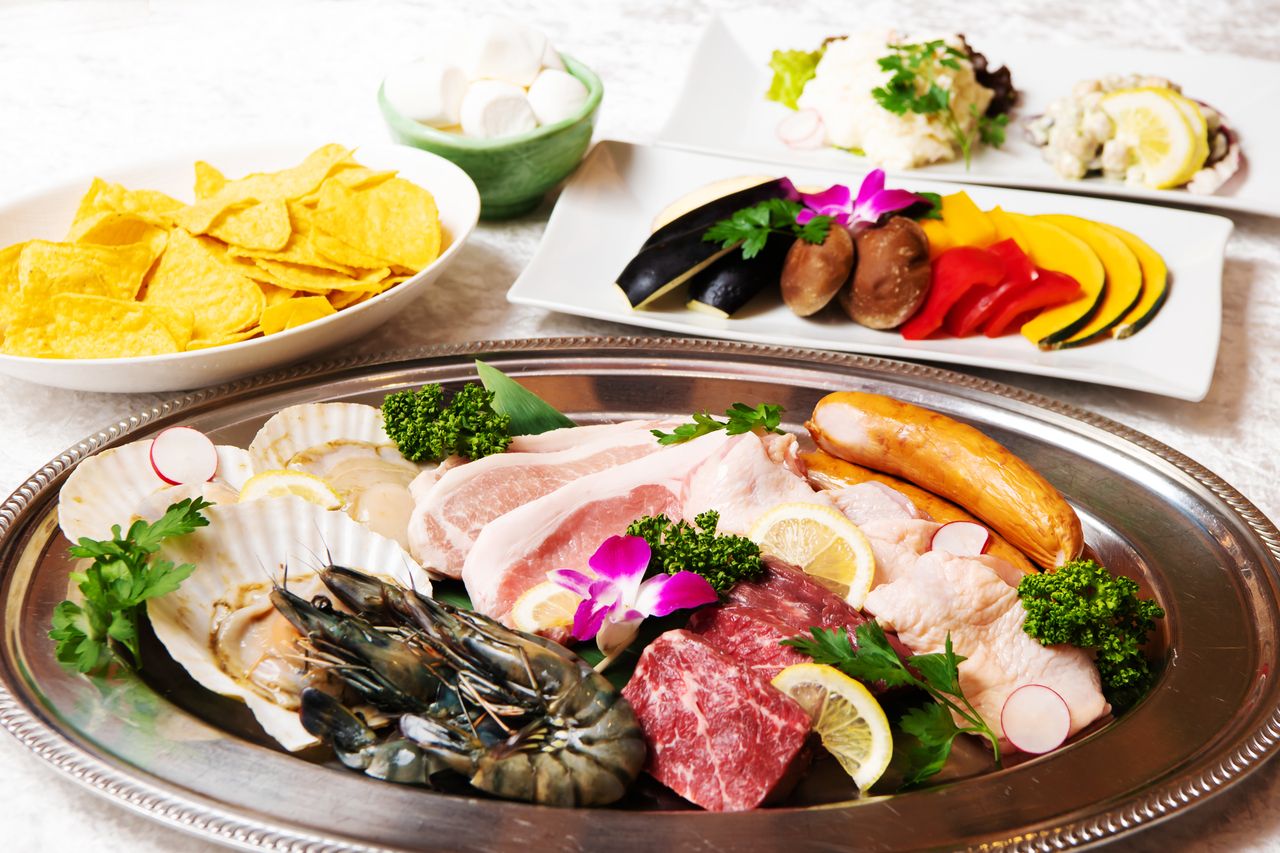 Premium with all-you-can-drink soft drinks