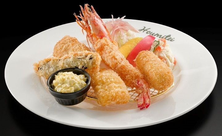 ミックスフライ＆プリンセット￥3,520