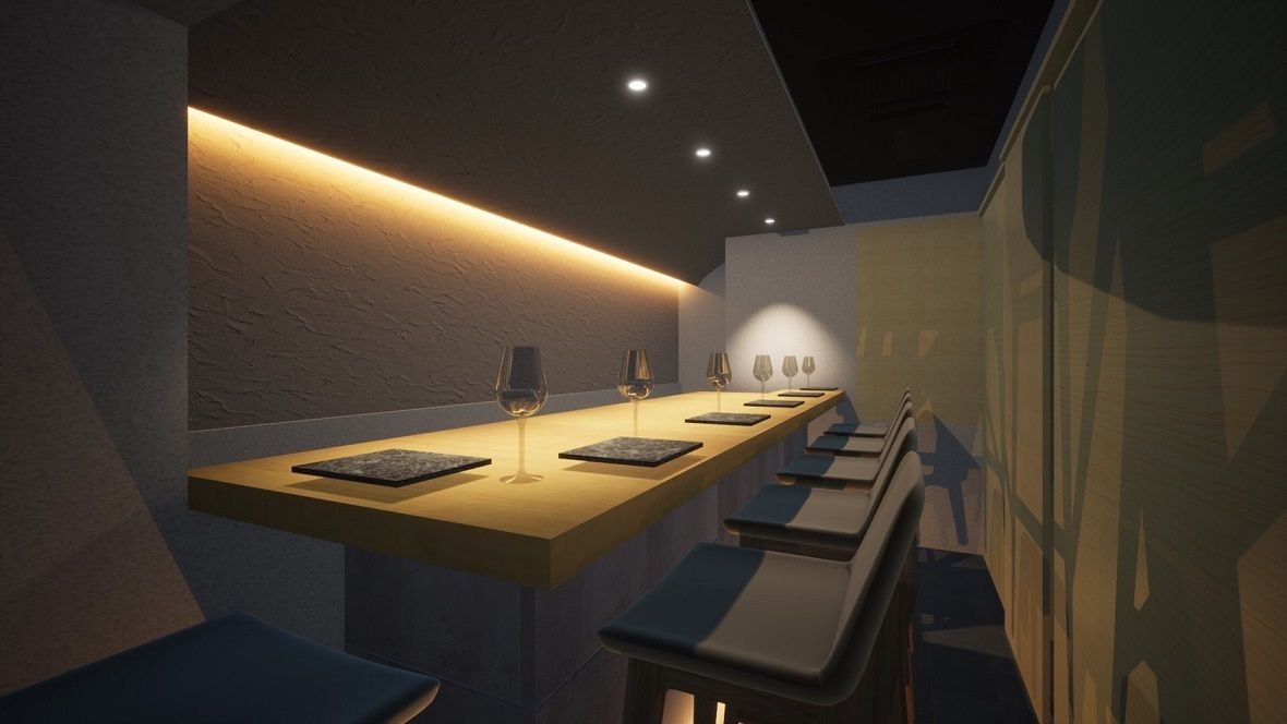  Omakase course [with a bottle of white wine or champagne]