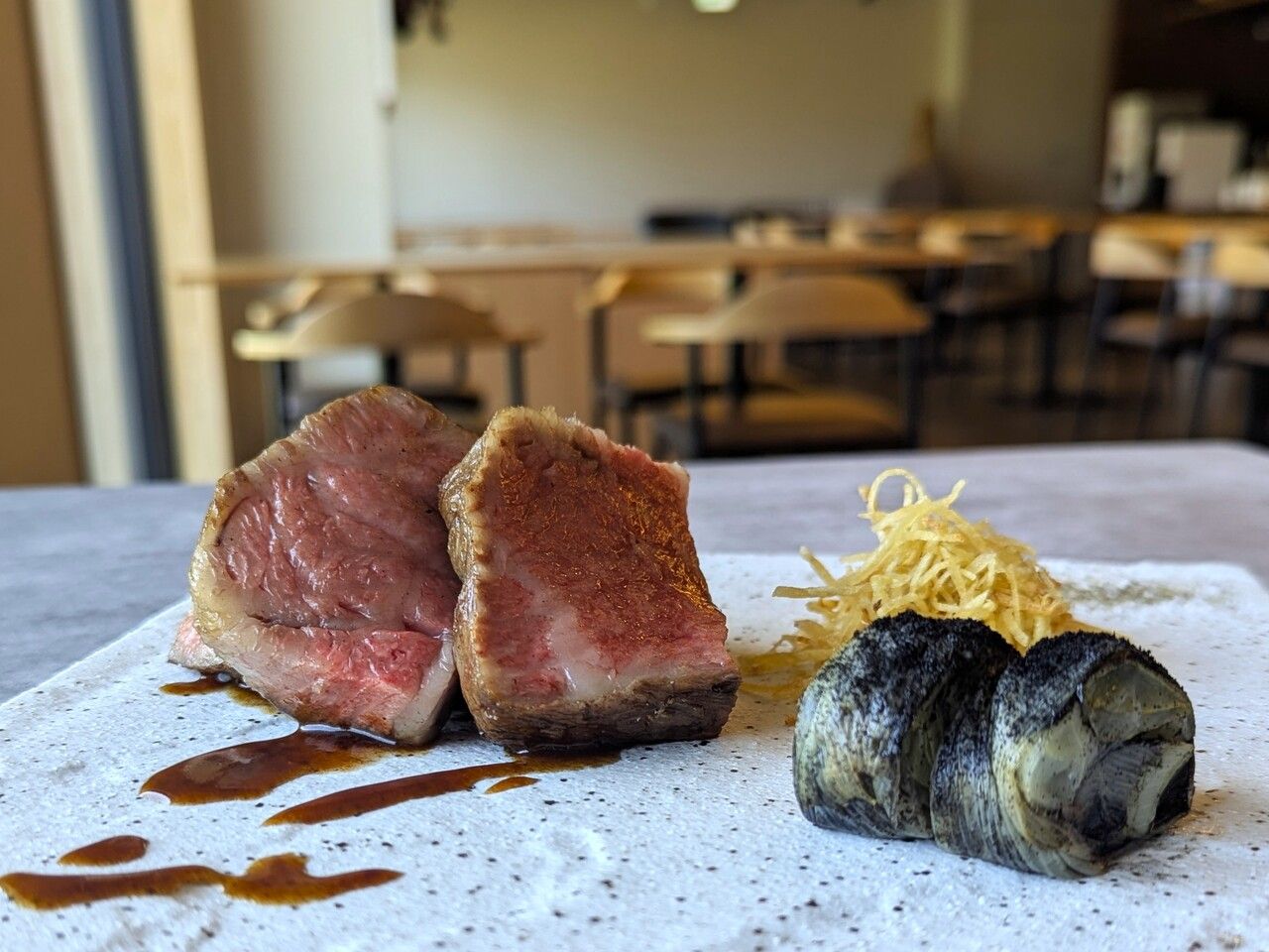 Wood-fired Grill Hokkaido Wagyu Sirloin (150g)