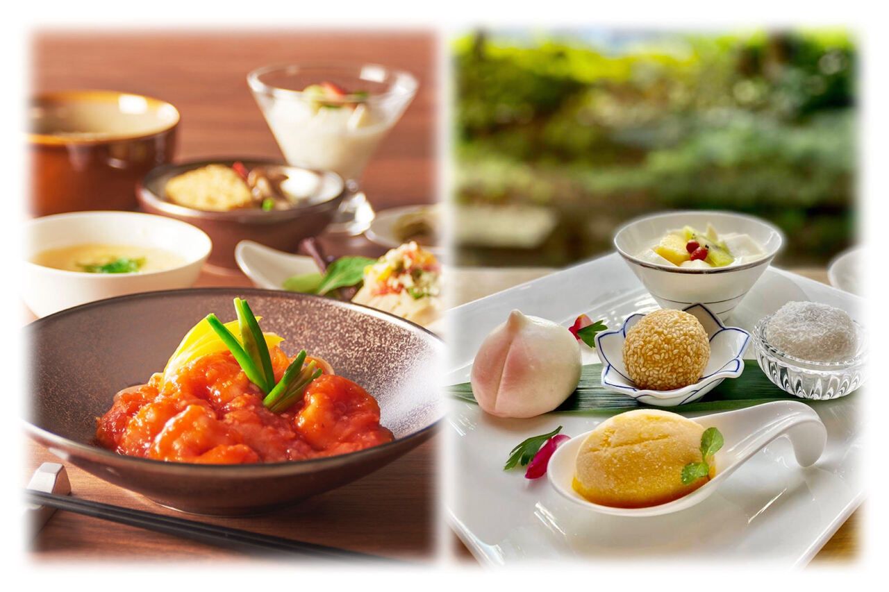 ◆平日ランチ【海の幸・山の幸膳】デザート豪華5点盛り付き！海鮮料理又はお肉料理から選べるメインの大満足定食☆