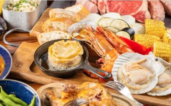 Limited time offer until 5pm (Monday to Thursday) - Guaranteed Luxury Room with Beer Garden [Authentic! 3-Hour BBQ Course] All-You-Can-Drink