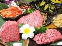 [All-you-can-eat A course (90 minutes)] Enjoy premium meat such as premium kalbi and thickly sliced Wagyu beef tongue! 8,000 yen