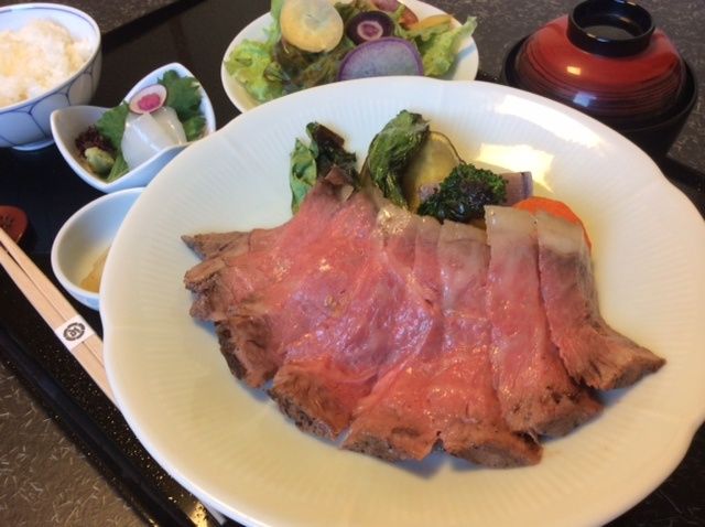 黒毛和牛ローストビーフ御膳