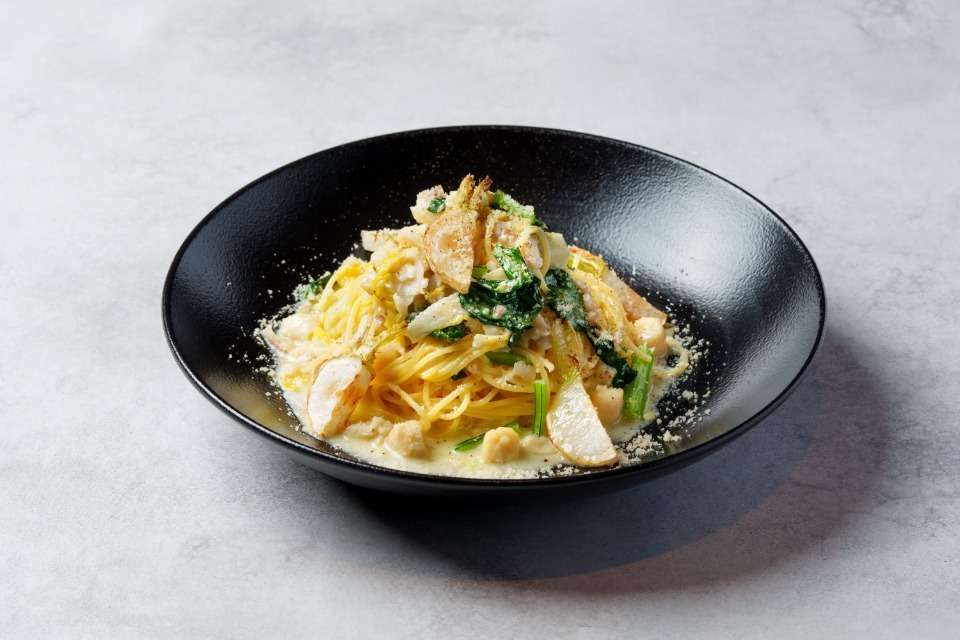 "Pasta  Dish " with all you can drink beverages