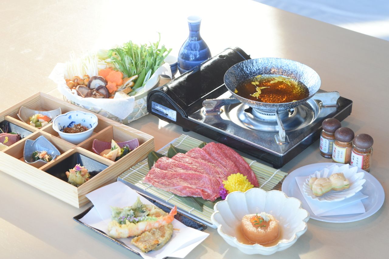 Special Matsusaka beef shabu-shabu course