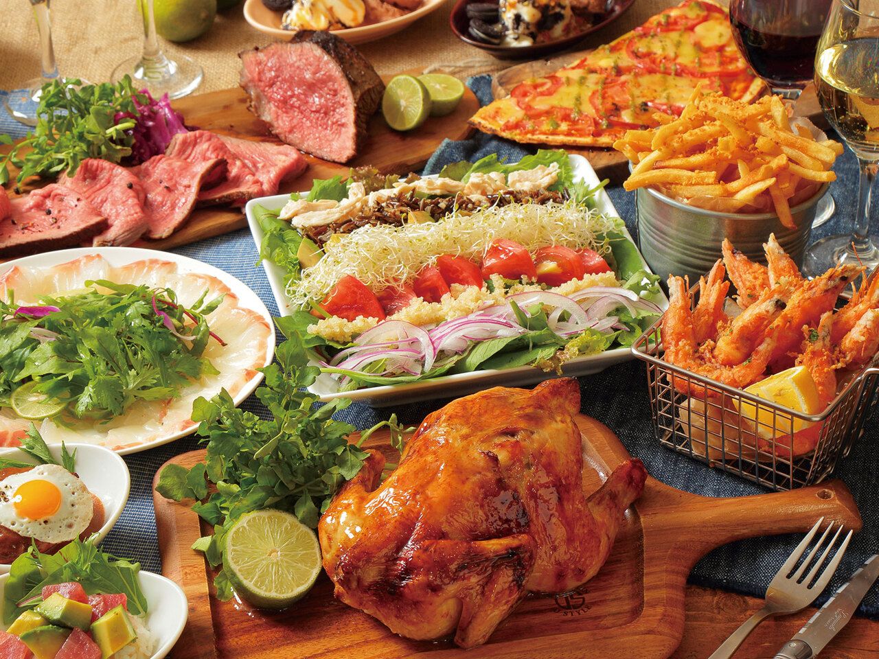 【店長おすすめ！】ALOHA PARTYコース ※食事のみ