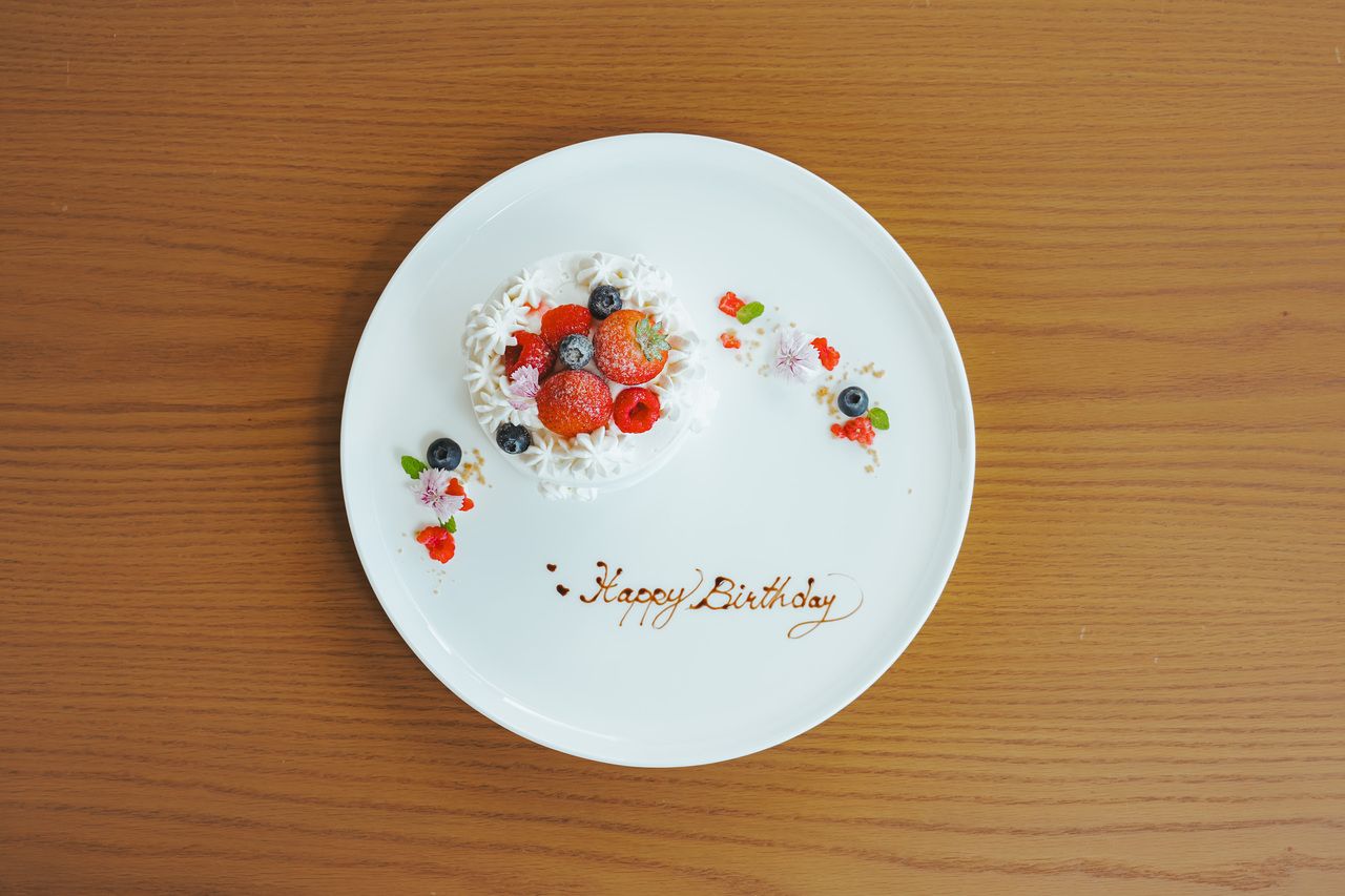 記念日ケーキプレート