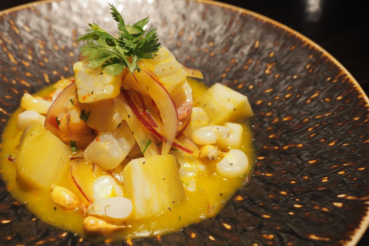 Peruvian traditional mini lunch course