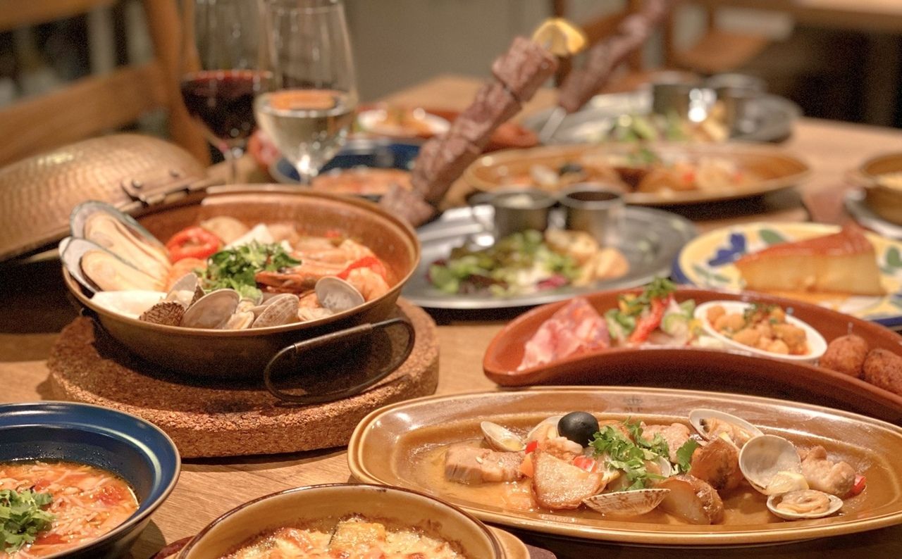 🌙【ポルトガルコース】はじめての方にもオススメの伝統料理を揃えたコース