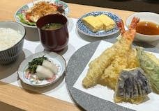 [Freshly fried tempura set meal]