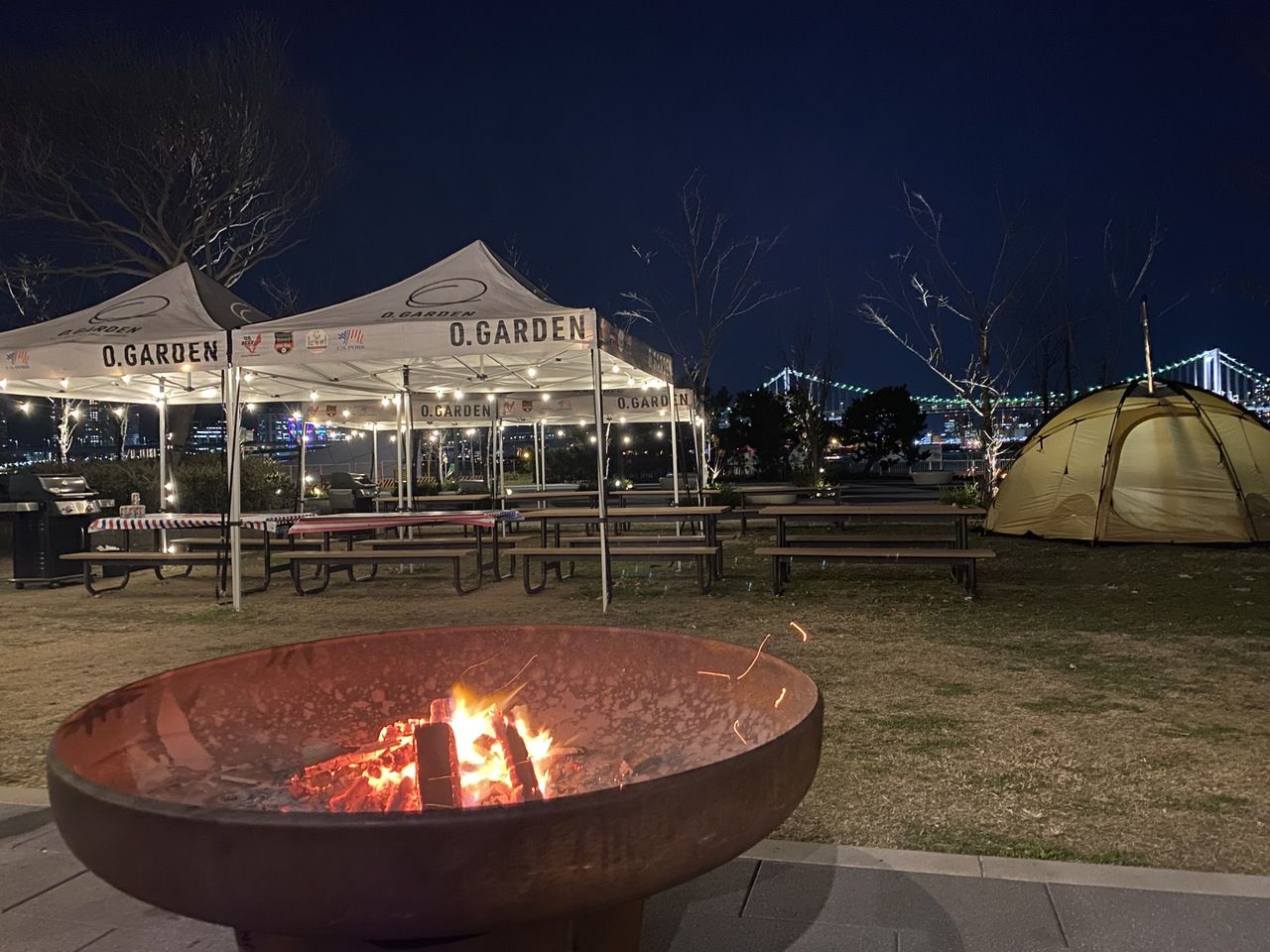 レンタル・焚火台【中】　（ディナー）