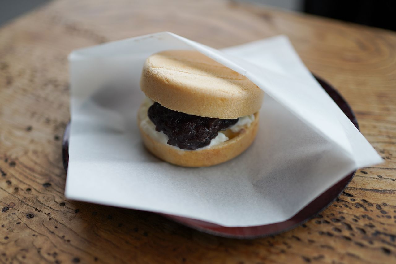 【茶房】日本茶とアイス最中セット