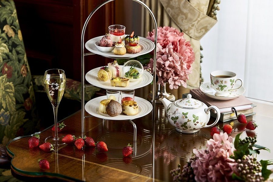 Signature Strawberry Afternoon Tea in British Residence