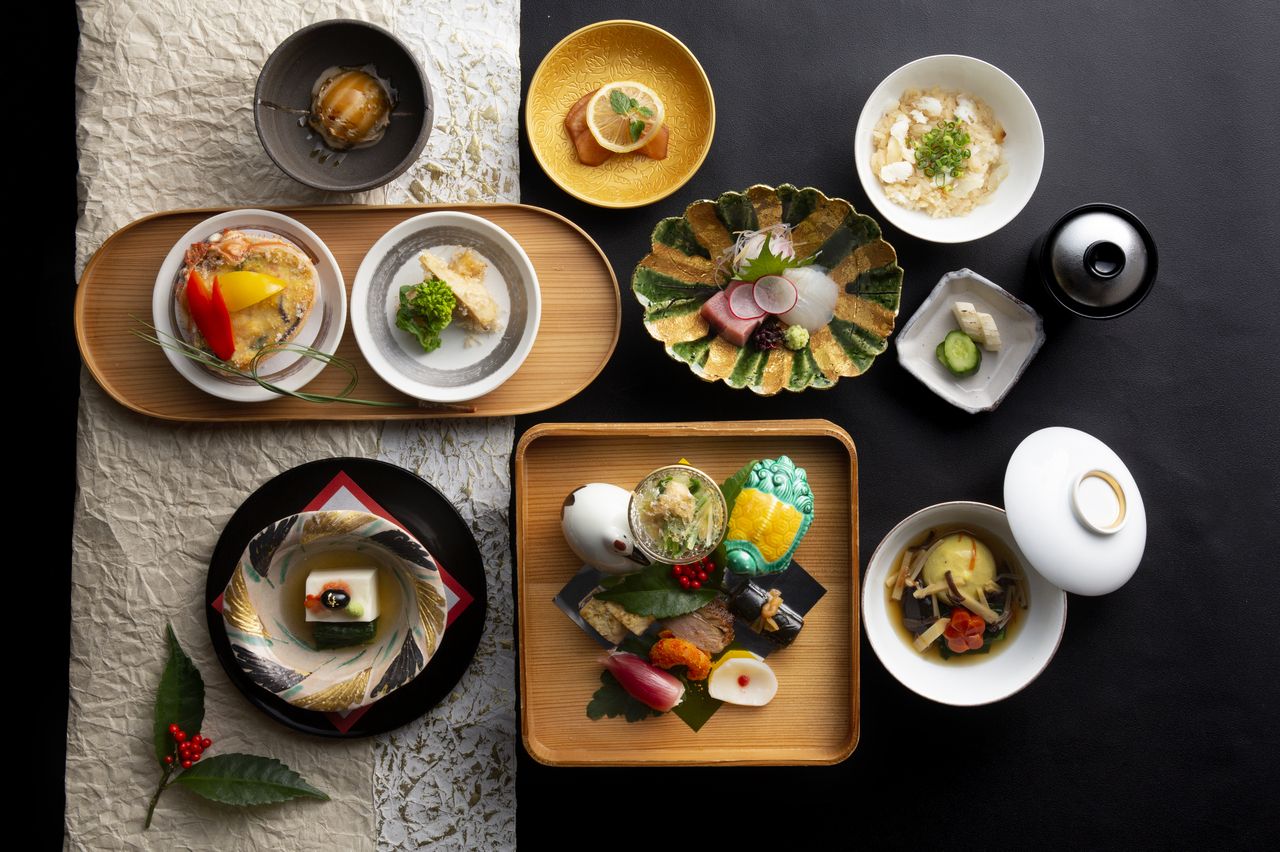 [Lunch Kuretake] Sakura Lunch Kaiseki