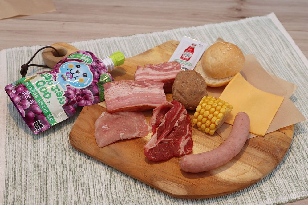 [Kids BBQ & Burger Set (equipment rental included)]