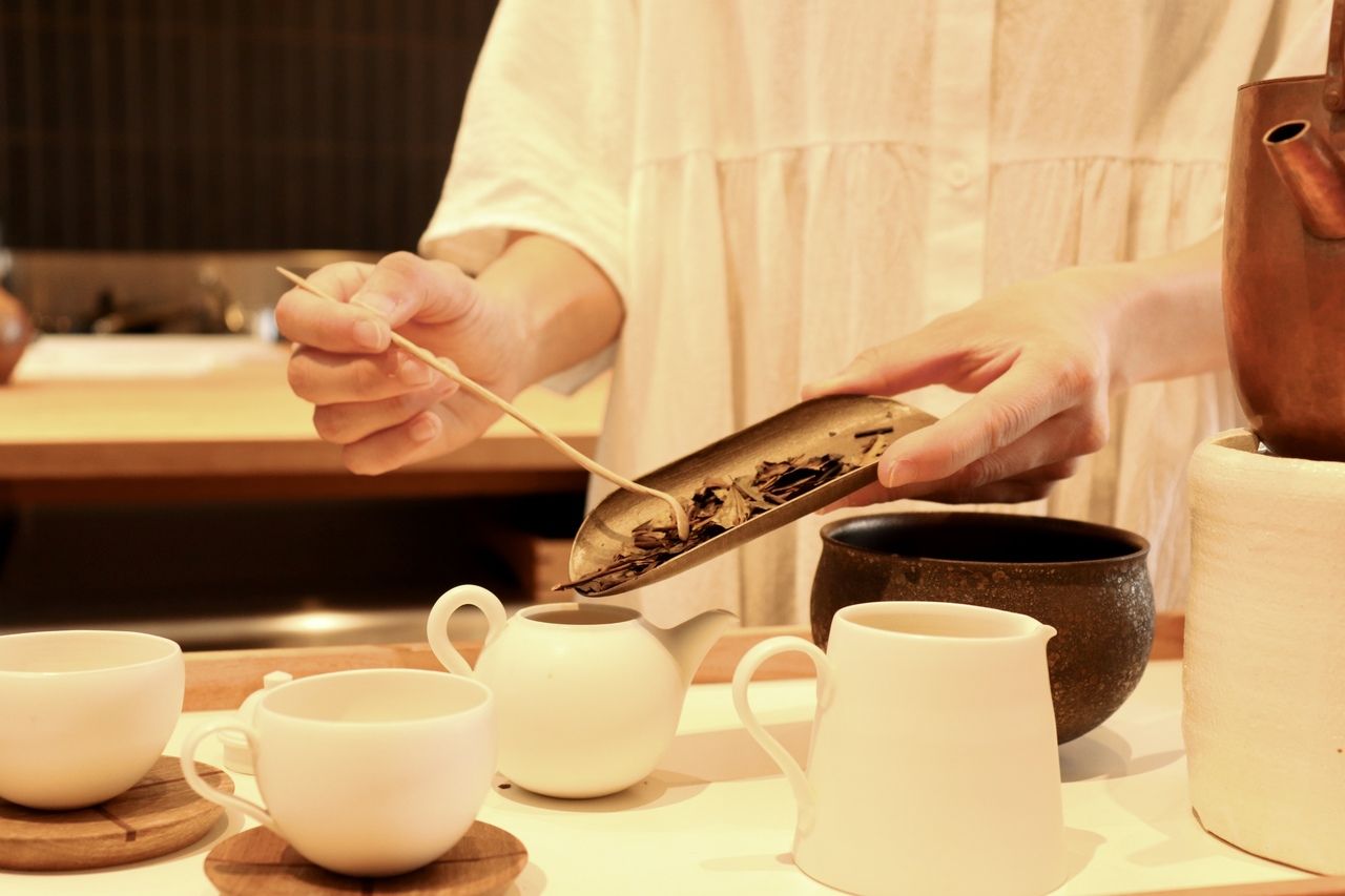 오마카세 코스・티 페어링 첨부