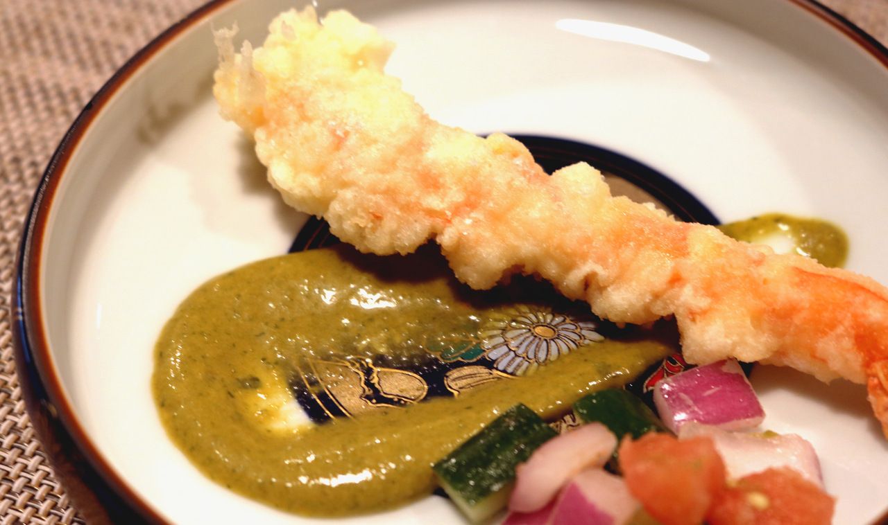 A blissful course featuring seasonal flavors and tempura [with free pairings of 51 fine sakes]