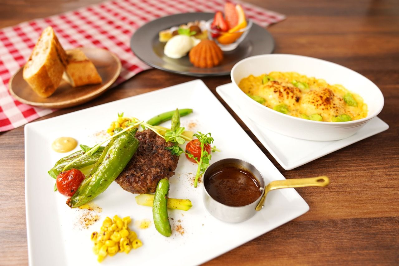 【ランチセット：選べるフルセット】前菜＋メイン＋デザート＋パン＋コーヒー