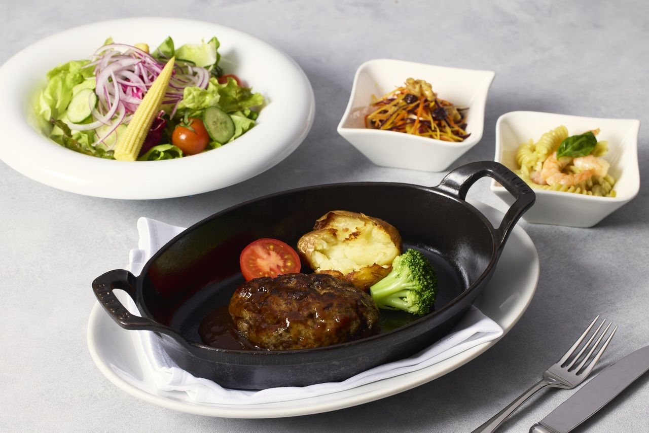 거친 햄버거 스테이크