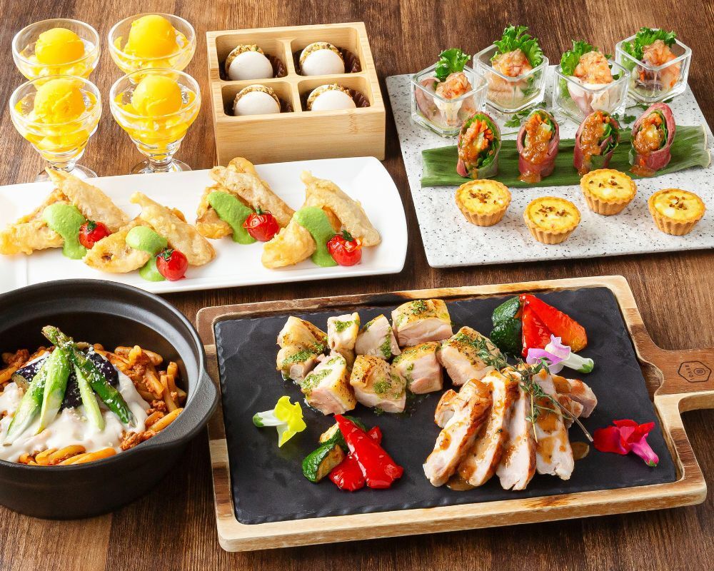 MODIS Guaranteed [Seasonal Selection Course] 2 hours / Limited to start between OPEN and 20:00 / Course meal + all-you-can-drink + room charge included