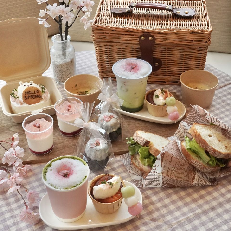 ＜土日祝CAFE＞テラス席確約お花見ピクニックプラン