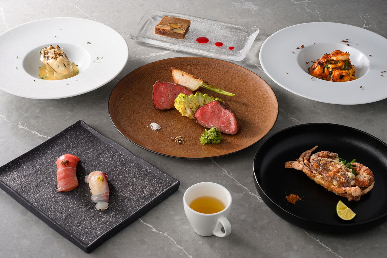 [Best + Toast with Sparkling Wine] A great value full course meal featuring plenty of seasonal ingredients + a complimentary glass of sparkling wine for toast